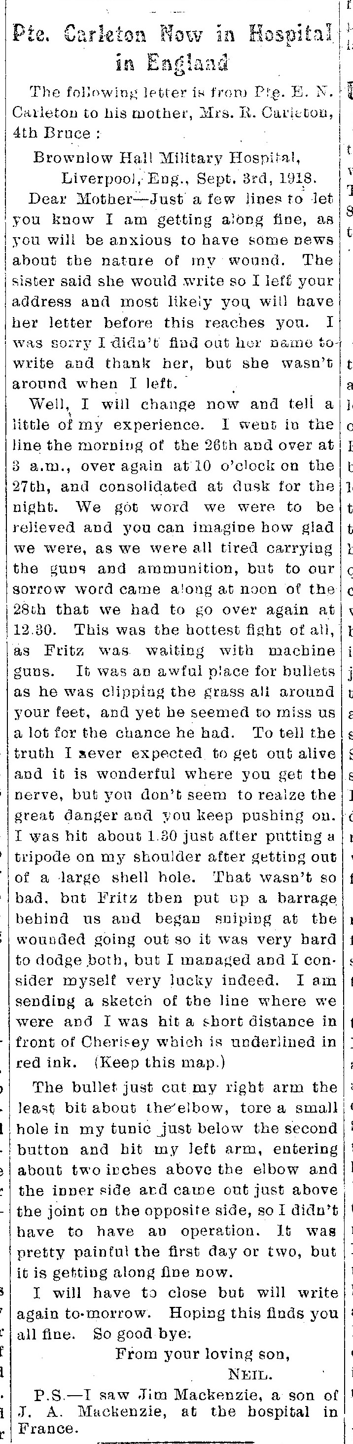 Kincardine Reporter, October 10, 1918